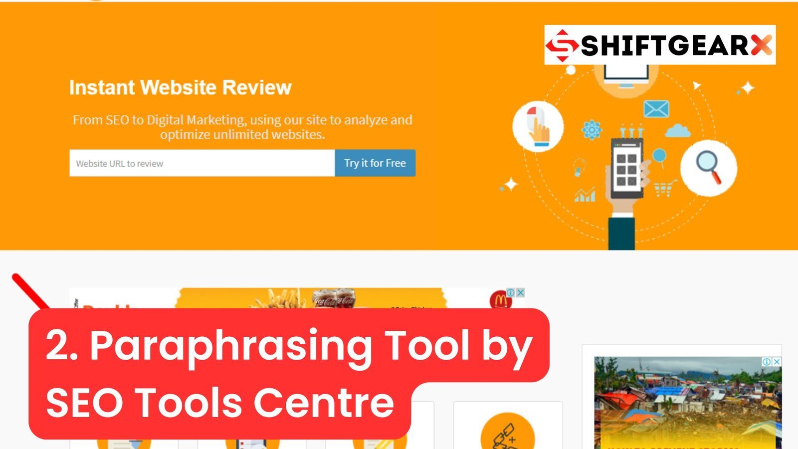 Best Free Paraphrasing Tools Online, Paraphrasing Tool by SEO Tools Centre