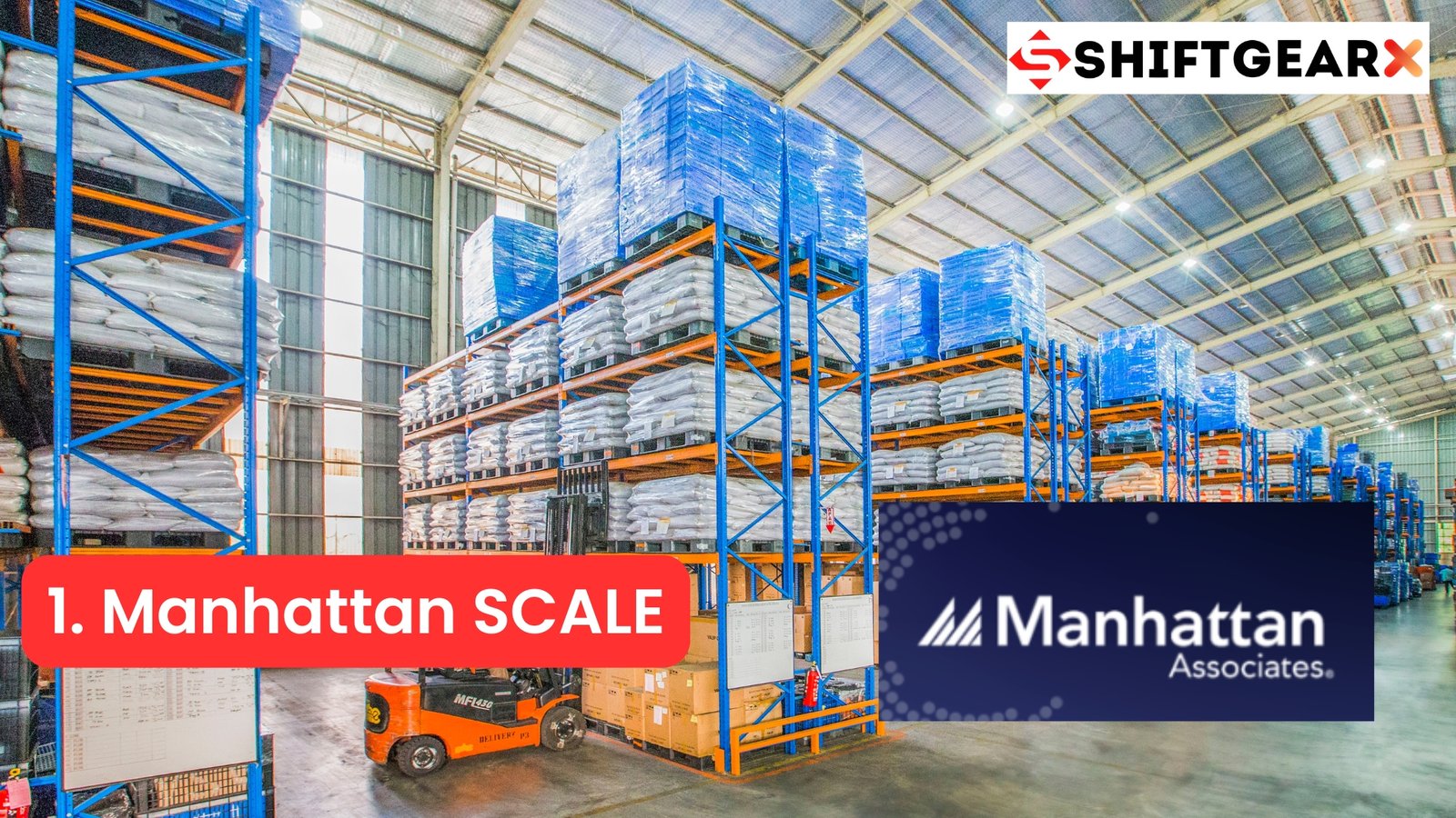 1. Manhattan SCALE, Warehouse Automation